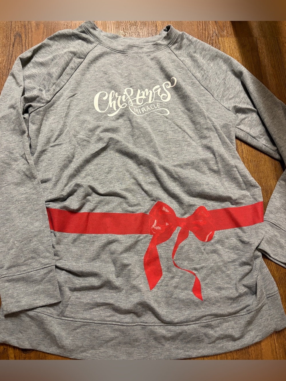 Aglow Christmas Maternity Shirt